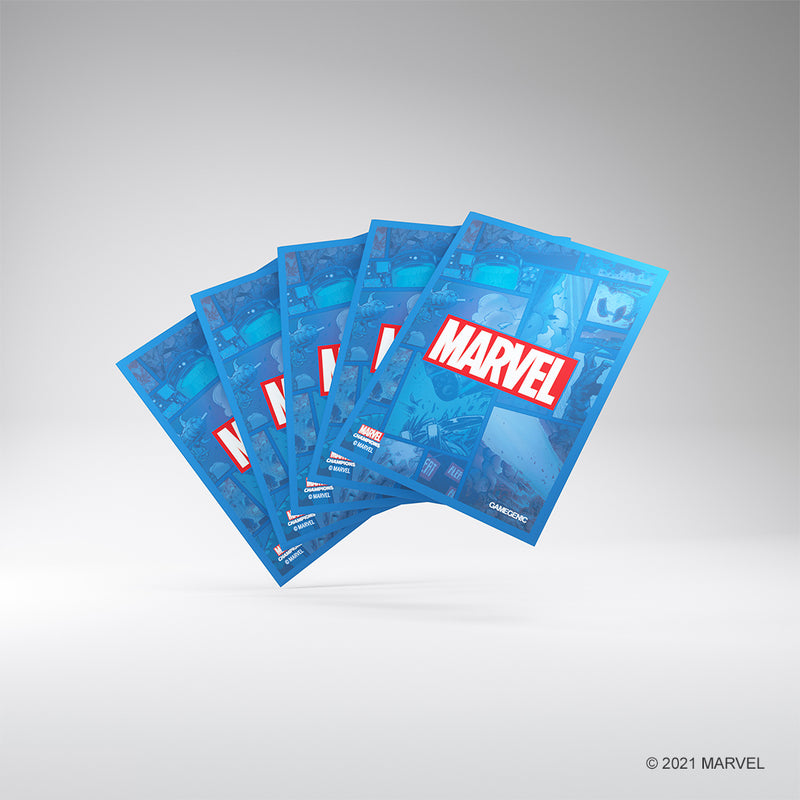 Load image into Gallery viewer, Marvel Card Sleeve Pack: Marvel Blue
