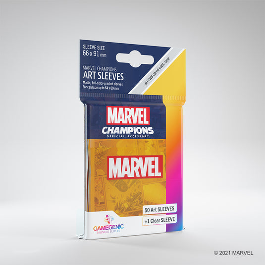 Marvel Card Sleeve Pack: Marvel Orange