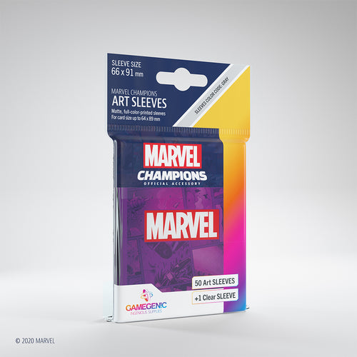 Marvel Card Sleeve Pack: Marvel Purple