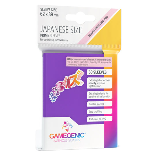 PRIME Japanese Sized Sleeves Purple – Asmodee USA