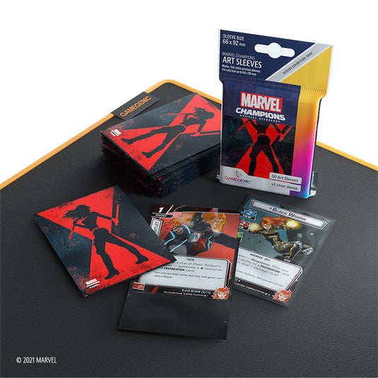 Marvel Champions Sleeves: Black Widow Marvel Champions Sleeves: Black Widow