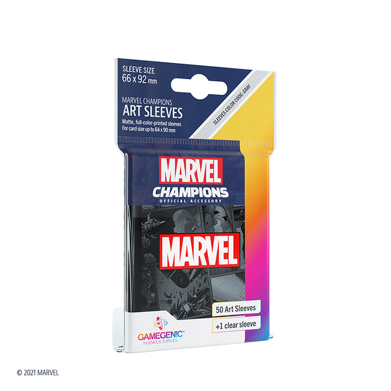 Marvel Champions Sleeves: Marvel Black Asmodee USA Marvel Champions Sleeves: Marvel Black Asmodee USA