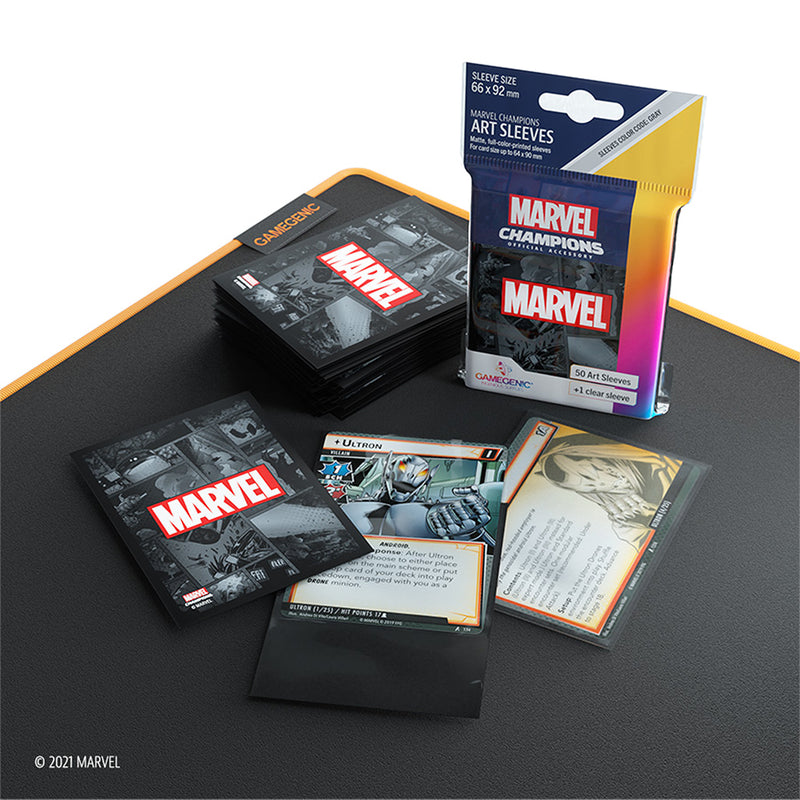 Marvel Champions Sleeves: Marvel Black Marvel Champions Sleeves: Marvel Black