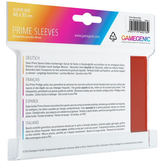 PRIME Sleeves: Red