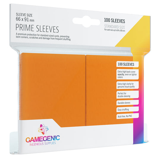 PRIME Sleeves: Orange – Asmodee USA