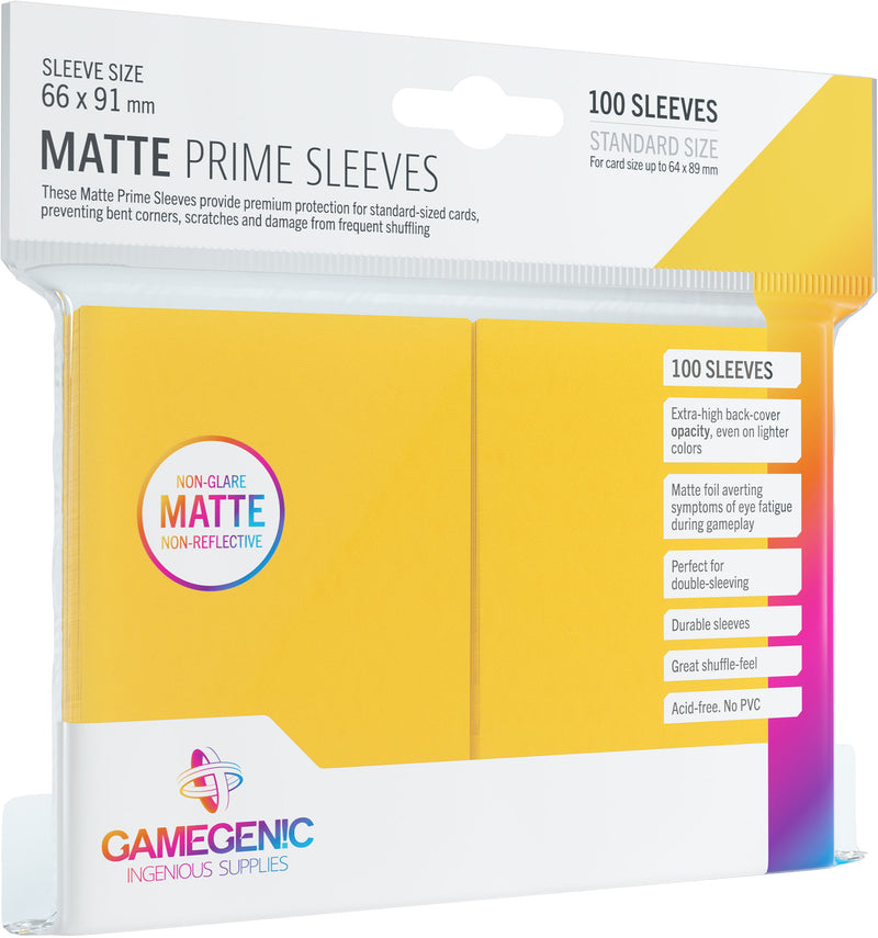 Load image into Gallery viewer, MATTE Prime Sleeves: Yellow
