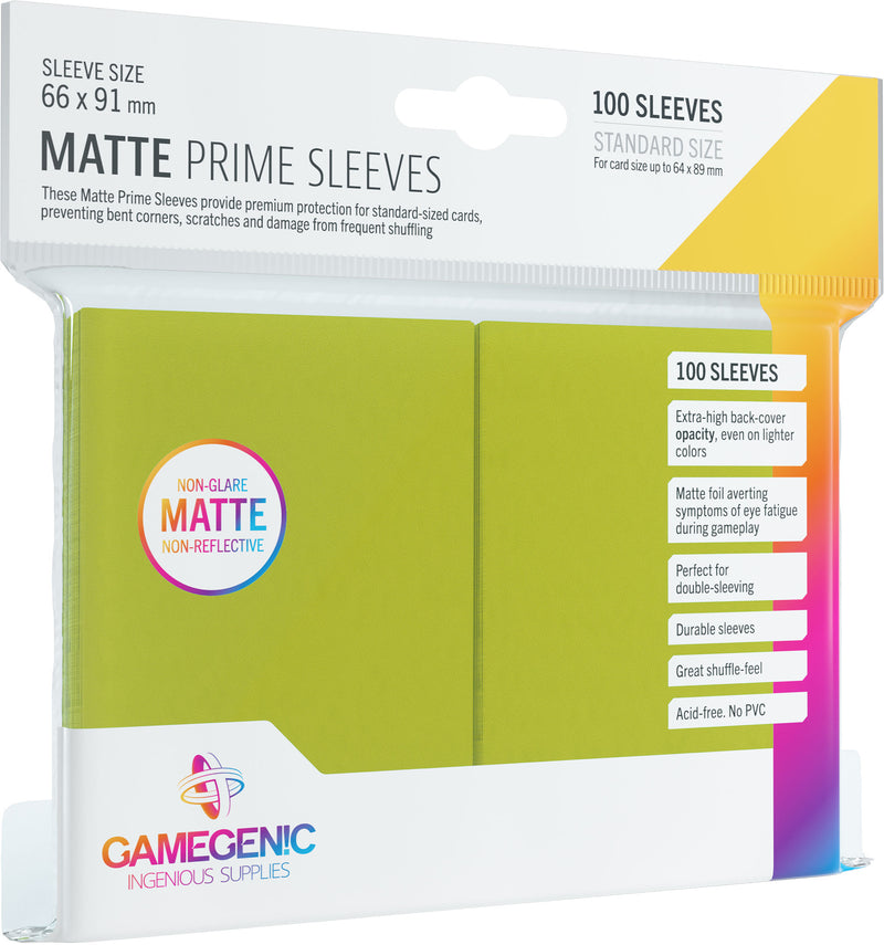 Load image into Gallery viewer, MATTE Prime Sleeves: Lime
