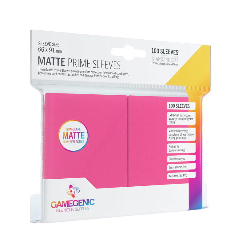 Load image into Gallery viewer, MATTE Prime Sleeves: Pink
