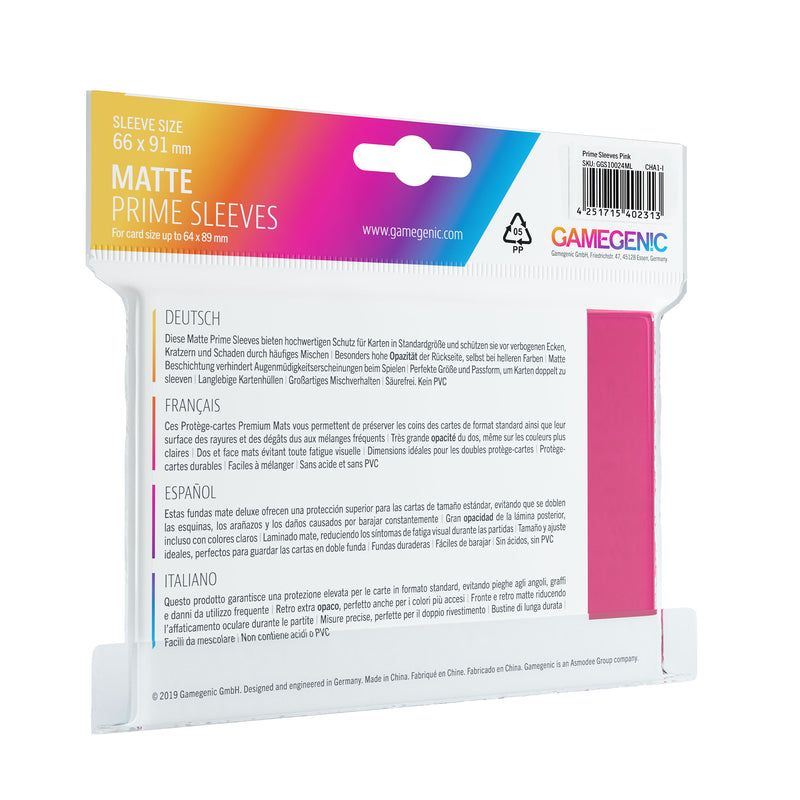 Load image into Gallery viewer, MATTE Prime Sleeves: Pink

