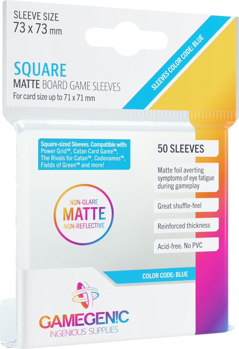 Load image into Gallery viewer, MATTE Sleeves: Square (73 x 73 mm)
