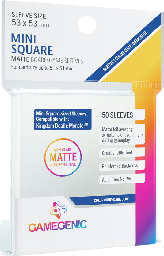 MATTE Sleeves: Mini-Square (53 x 53 mm)