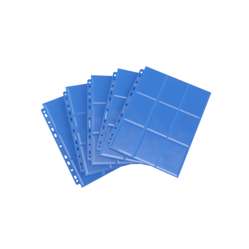 Load image into Gallery viewer, Sideloading 18-Pocket Pages: 10 pg Blue
