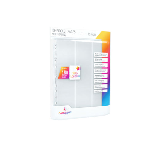 Sideloading 18-Pocket Pages: 10 pg White