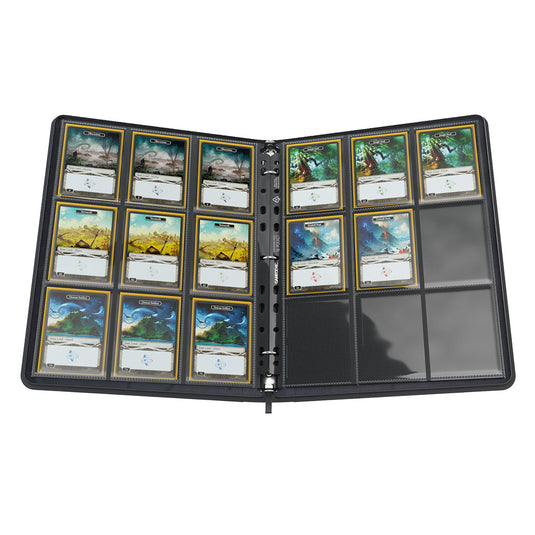 Zip-Up Ring-Binder Slim: Black Asmodee USA Zip-Up Ring-Binder Slim: Black Asmodee USA
