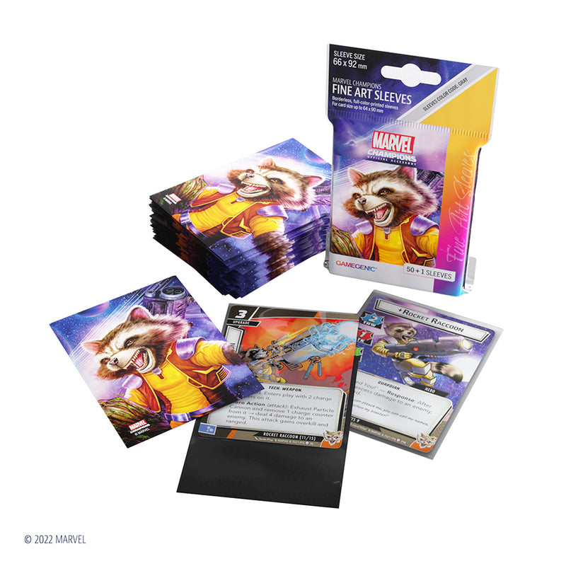 Marvel: Champions Fine Art Sleeves Rocket Raccoon Marvel: Champions Fine Art Sleeves Rocket Raccoon