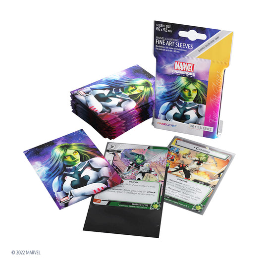 marvel legendary card sleeves Gamegenic Marvel Champions The Card Game Official Gamora Fine Art Sleeves – Asmodee USA