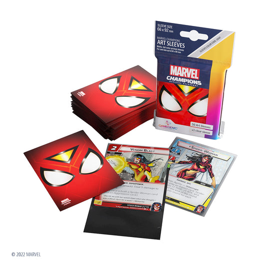 Gamegenic Marvel Champions The Card Game Official Spider-Woman Art Sleeves Asmodee USA Gamegenic Marvel Champions The Card Game Official Spider-Woman Art Sleeves Asmodee USA