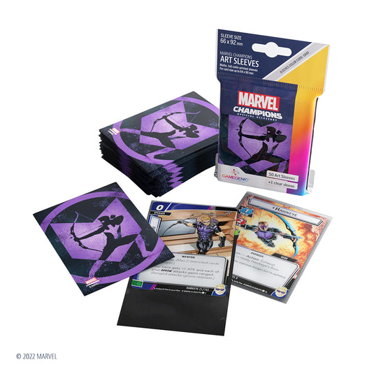 marvel champions card game sleeves Marvel: Champions Art Sleeves – Hawkeye