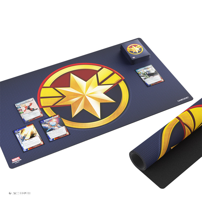 Marvel Champions Game Mat – Captain Marvel – Asmodee North America