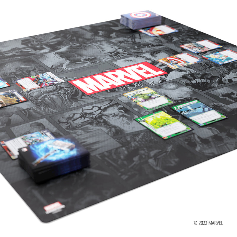 Load image into Gallery viewer, Marvel Champions Game Mat XL – Marvel Black
