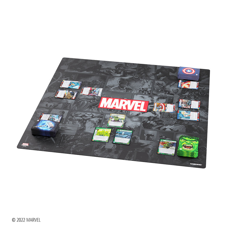 Load image into Gallery viewer, Marvel Champions Game Mat XL – Marvel Black
