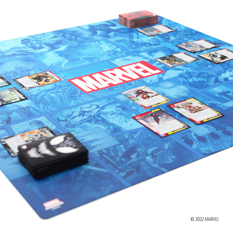 Load image into Gallery viewer, Marvel Champions Game Mat XL – Marvel Blue
