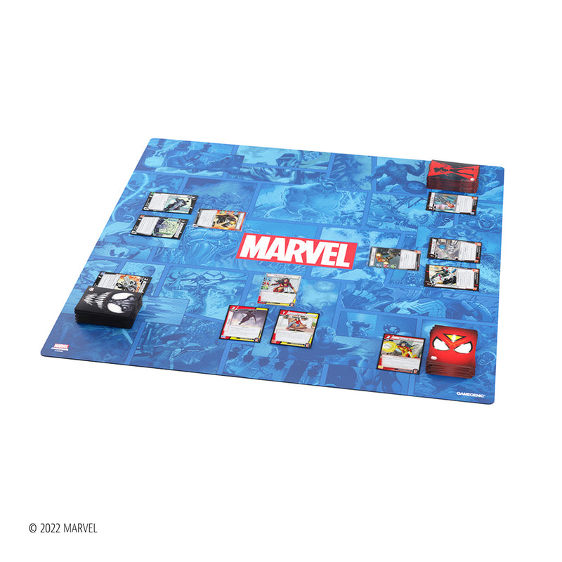 Load image into Gallery viewer, Marvel Champions Game Mat XL – Marvel Blue
