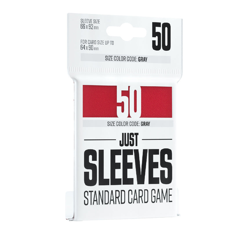 Just Sleeves - Standard Card Game Red Asmodee USA Just Sleeves - Standard Card Game Red Asmodee USA