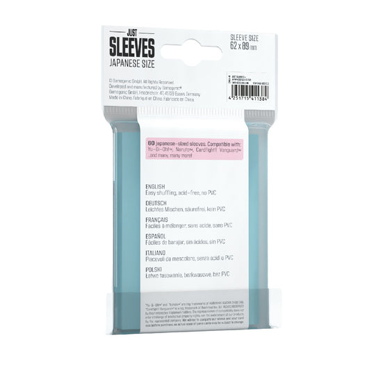 Just Sleeves - Japanese Size Clear