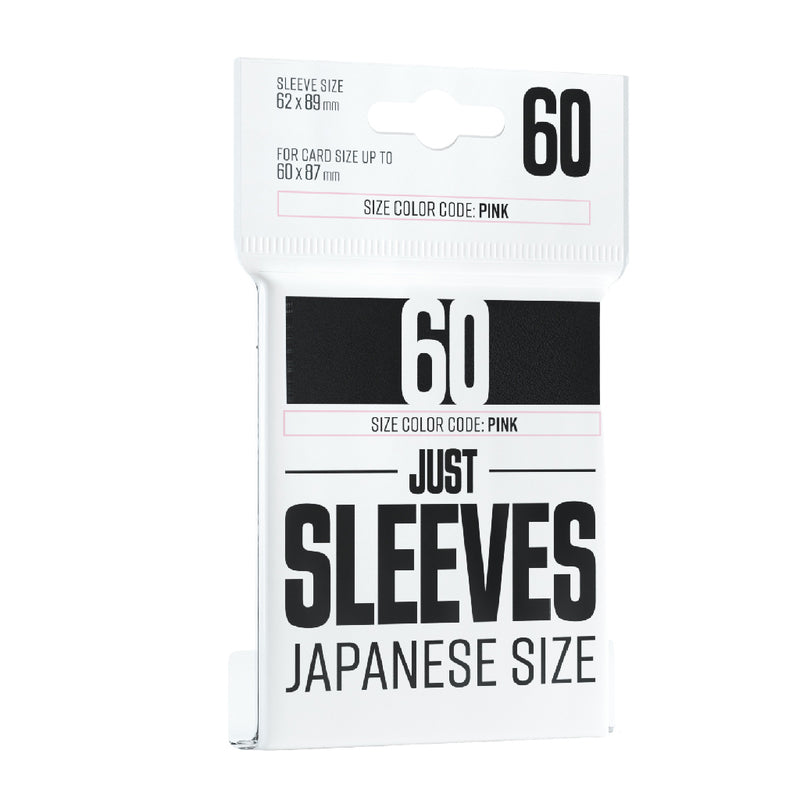 Just Sleeves - Japanese Size Black Asmodee USA Just Sleeves - Japanese Size Black Asmodee USA