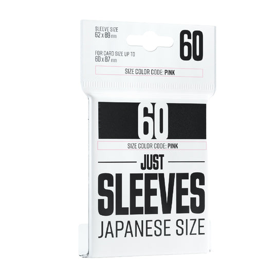 Just Sleeves - Japanese Size Black Asmodee USA Just Sleeves - Japanese Size Black Asmodee USA