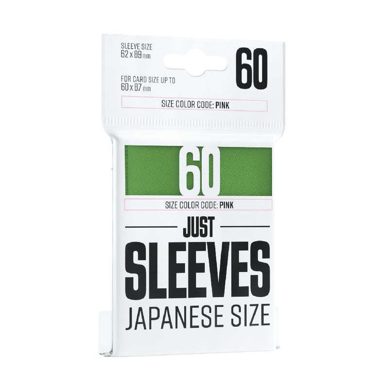 Just Sleeves - Japanese Size Green Asmodee USA Just Sleeves - Japanese Size Green Asmodee USA