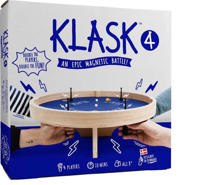 Klask 4 Player : An Epic Magnetic Battle - Awesome Game New!