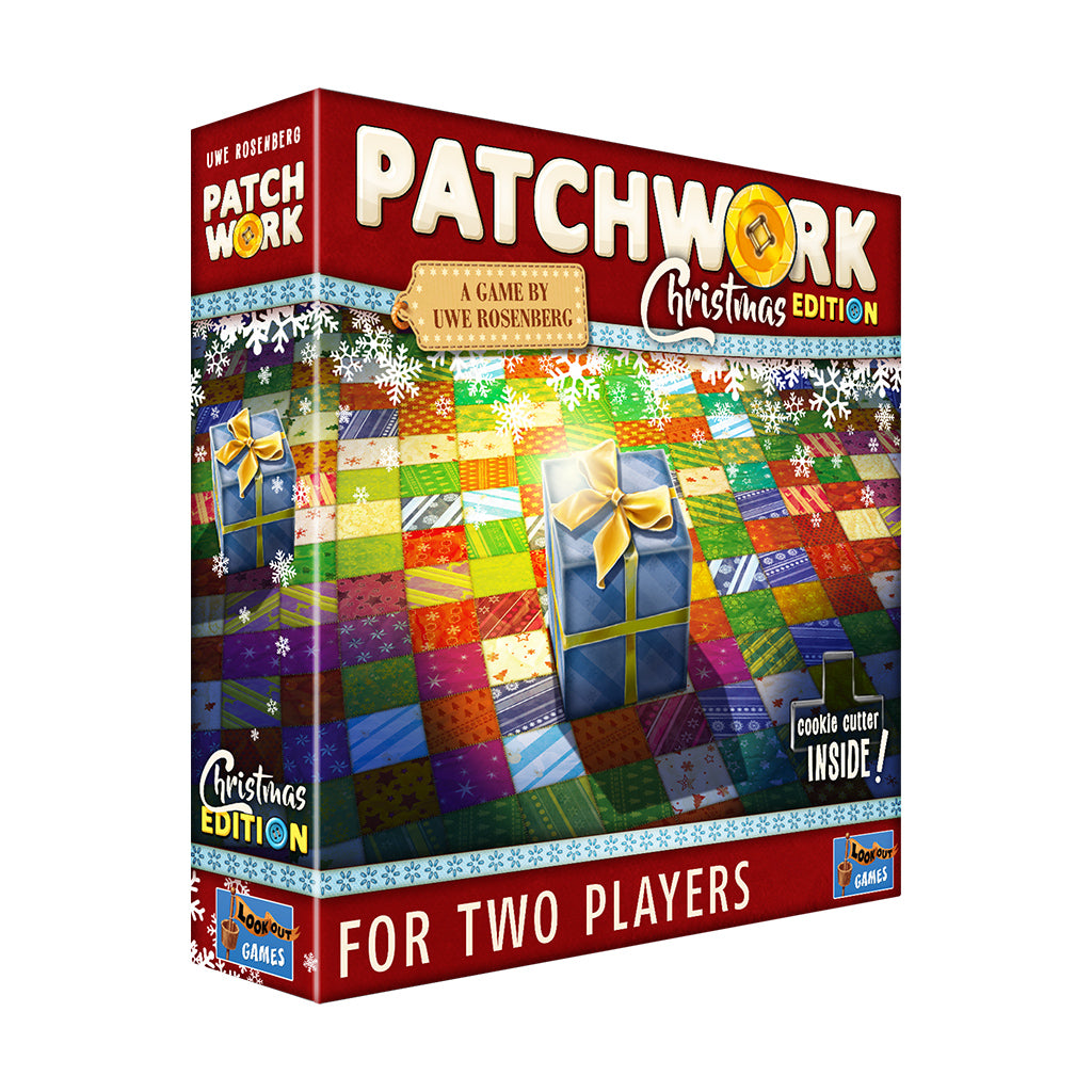 Patchwork Christmas Board Game - Two-Player Quilt Making Strategy Game