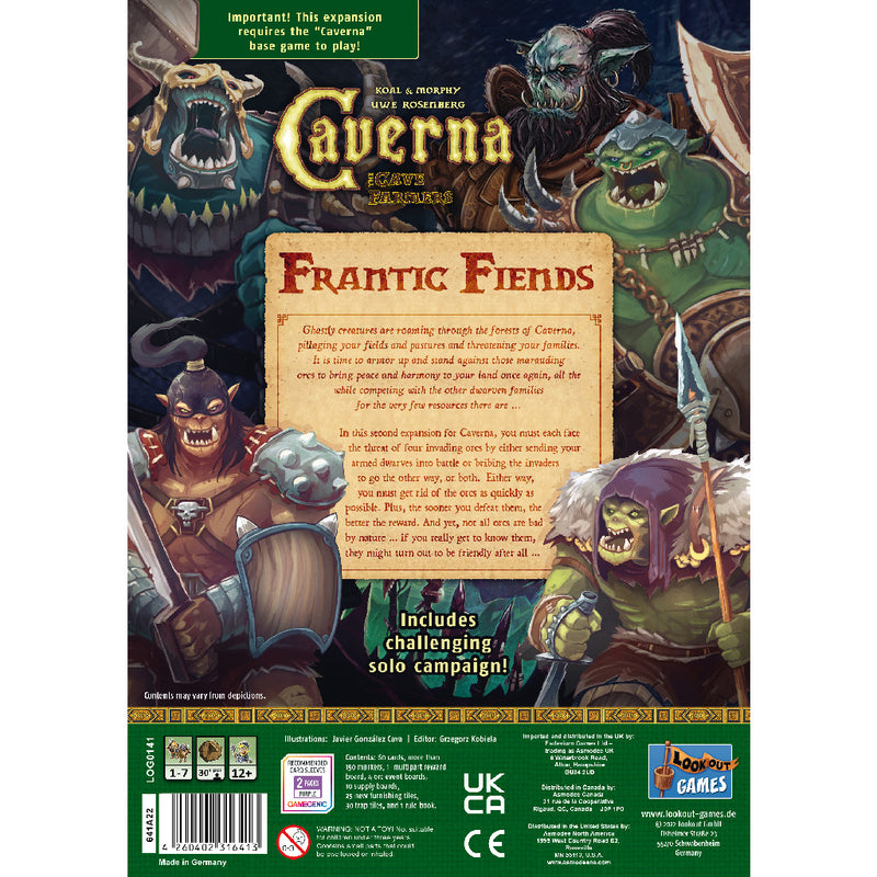 Load image into Gallery viewer, Caverna: The Cave Farmers - Frantic Fiends
