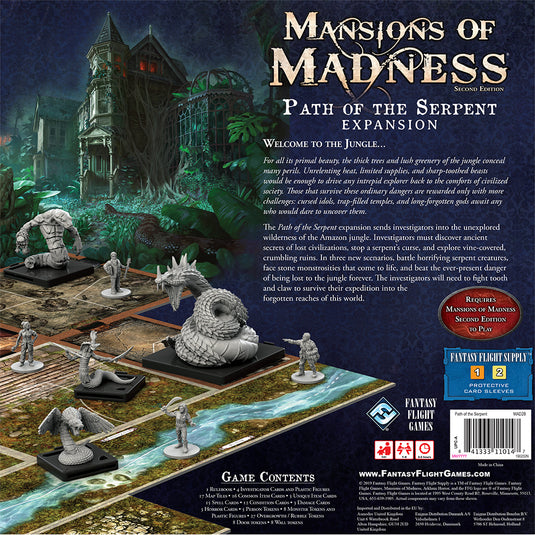 Mansions of Madness Path of the Serpent Mystery Board Game Expansion Asmodee USA Mansions of Madness Path of the Serpent Mystery Board Game Expansion Asmodee USA