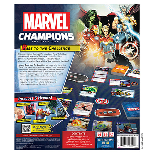 Marvel Champions The Card Game Core Set Cooperative Strategy Game Asmodee USA Marvel Champions The Card Game Core Set Cooperative Strategy Game Asmodee USA