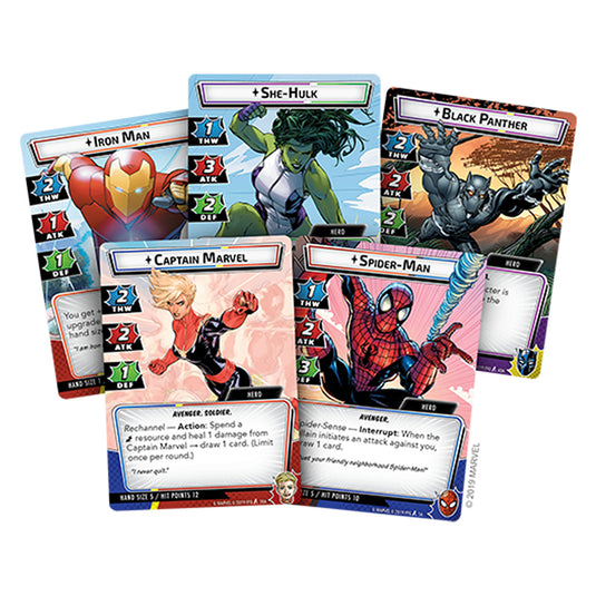 marvel contest of champions cards rare Marvel Champions The Card Game Core Set Cooperative Strategy Game – Asmodee USA