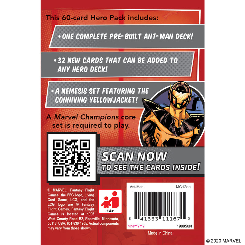 Load image into Gallery viewer, Marvel Champions: The Card Game - Ant-Man Hero Pack
