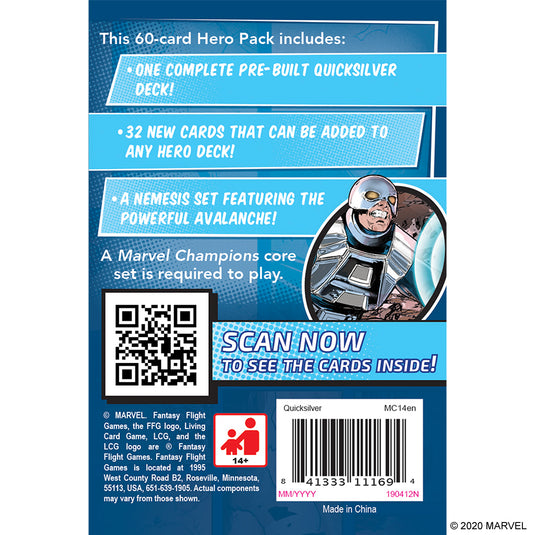 Marvel Champions: The Card Game - Quicksilver Hero Pack