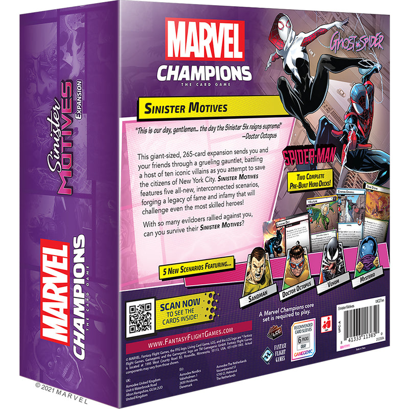 Load image into Gallery viewer, Marvel Champions: The Card Game - Sinister Motives Expansion
