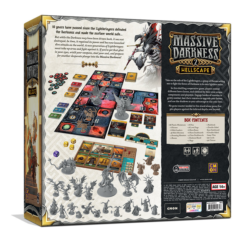 Massive Darkness 2 Hellscape Board Game Cooperative Strategy Game ...