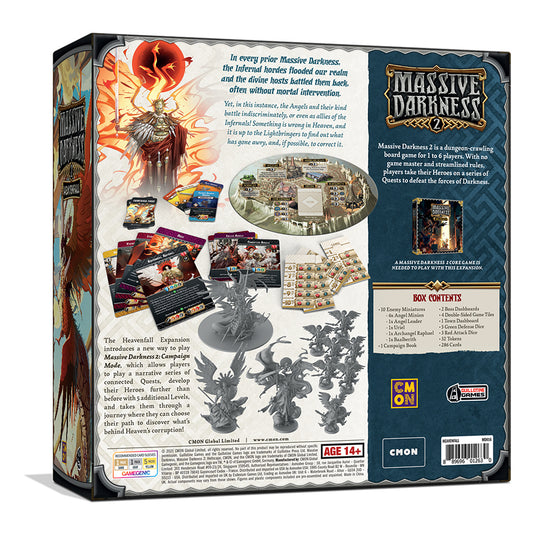 Massive Darkness 2 Heavenfall Board Game Expansion Strategy Game – Asmodee USA
