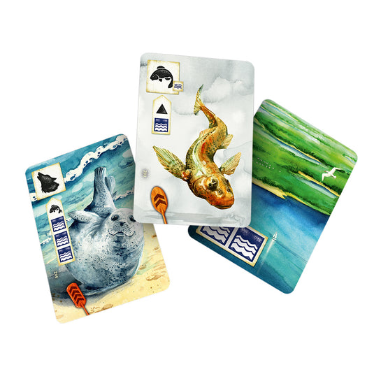 meadow downstream cards and sleeves pack Meadow Downstream Board Game EXPANSION – Asmodee USA