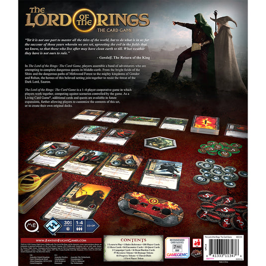 Lord of the Rings The Card Game Revised Edition Game Organizer
