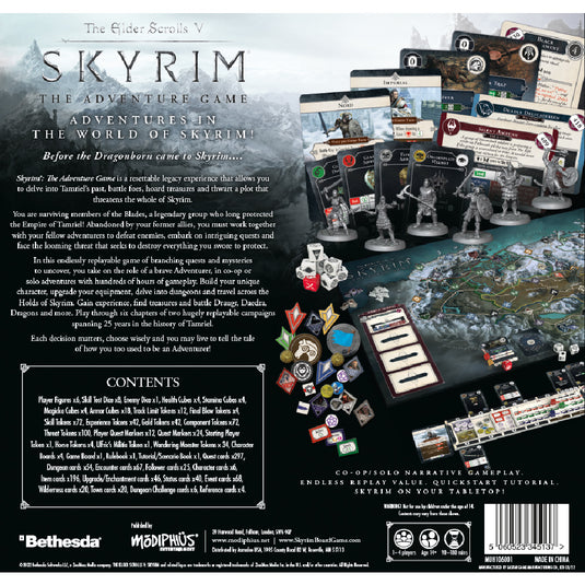 The Elder Scrolls: Skyrim  - Adventure Board Game