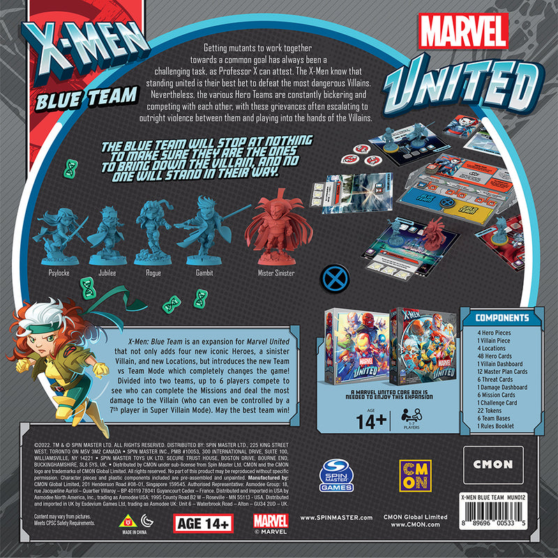 Load image into Gallery viewer, Marvel United X-Men: Blue Team
