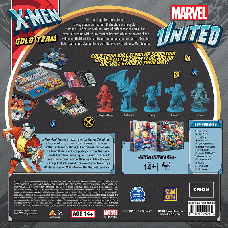 Load image into Gallery viewer, Marvel United X-Men: Gold Team
