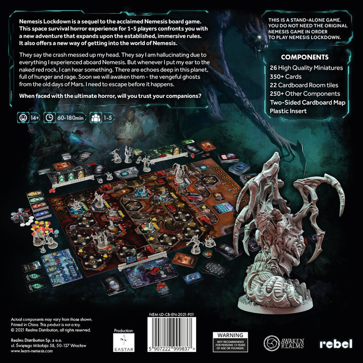 Nemesis Lockdown Board Game - Intense Sci-Fi Survival Horror Game ...