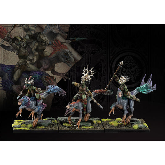 Opr Raptor Riders As Aggradon Conquest Miniatures Game - W’adrhŭn: Raptor Riders – Asmodee USA